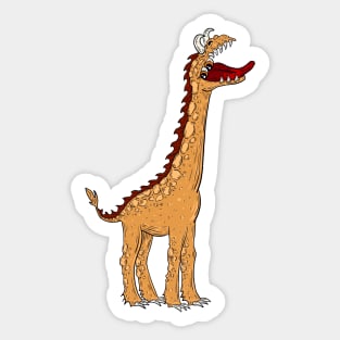 Terrifying Not A Giraffe Sticker